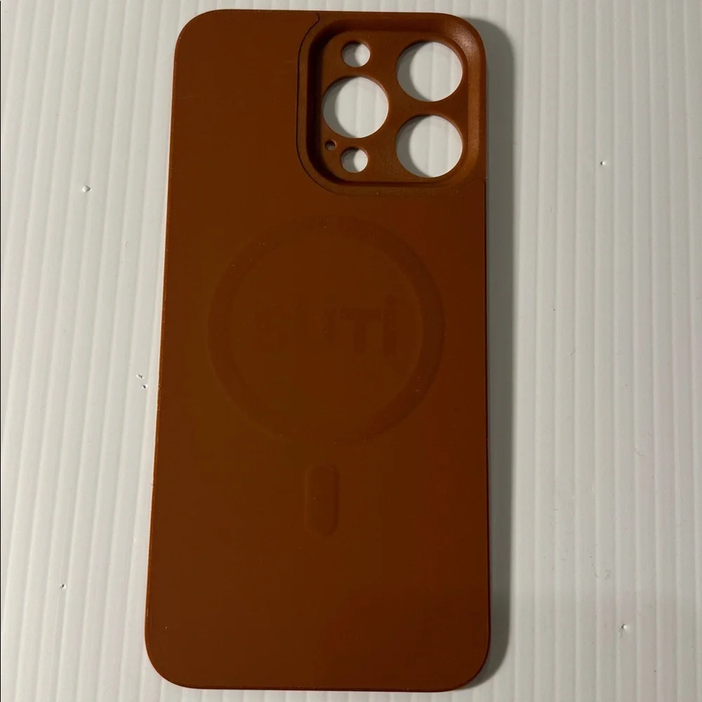 NWOT SUTI iPhone 16 Pro Max Brown PhoneBack